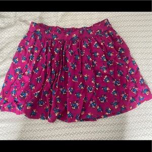Floral skater skirt